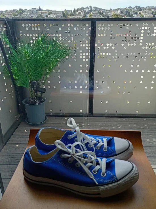 Blue Converse Chuck Taylors *Like New - Picture 2 of 5